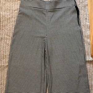 Zara wide leg cropped pants